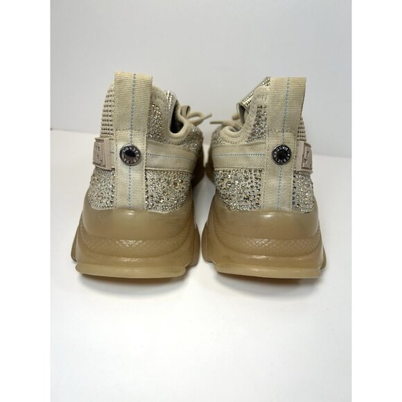 Steve Madden SM NY 90 Rhinestone Sneakers SM49498654 Women’s 9 M Blush MAXIMA - Picture 3 of 15